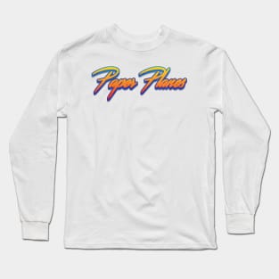 Paper Plane Long Sleeve T-Shirt